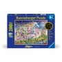 Puzzle Star Line Unicorn si fluturi care lumineaza in intuneric 200 piese XXL